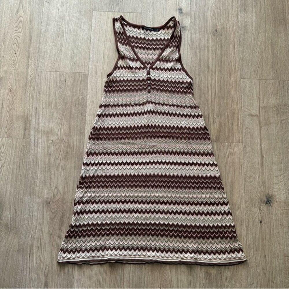 Monoprix Autre Ton Chevron Print‎ Dress